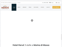 Tablet Screenshot of hotelherve.com